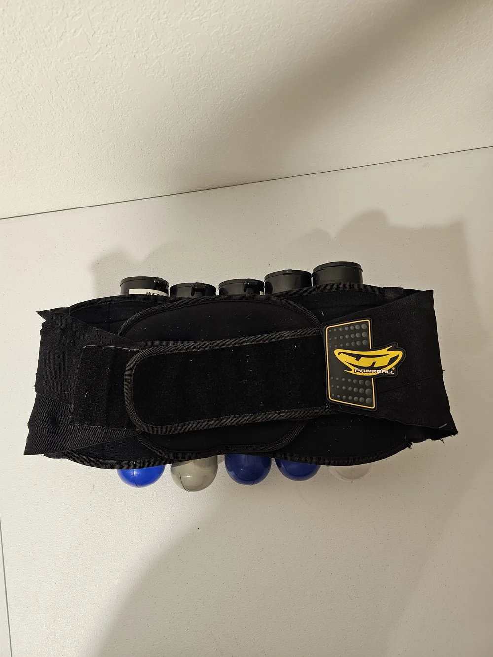 JT Paintball 5+4 Pod Paintball Harness Pack Belt w/ Pods Black/Yellow